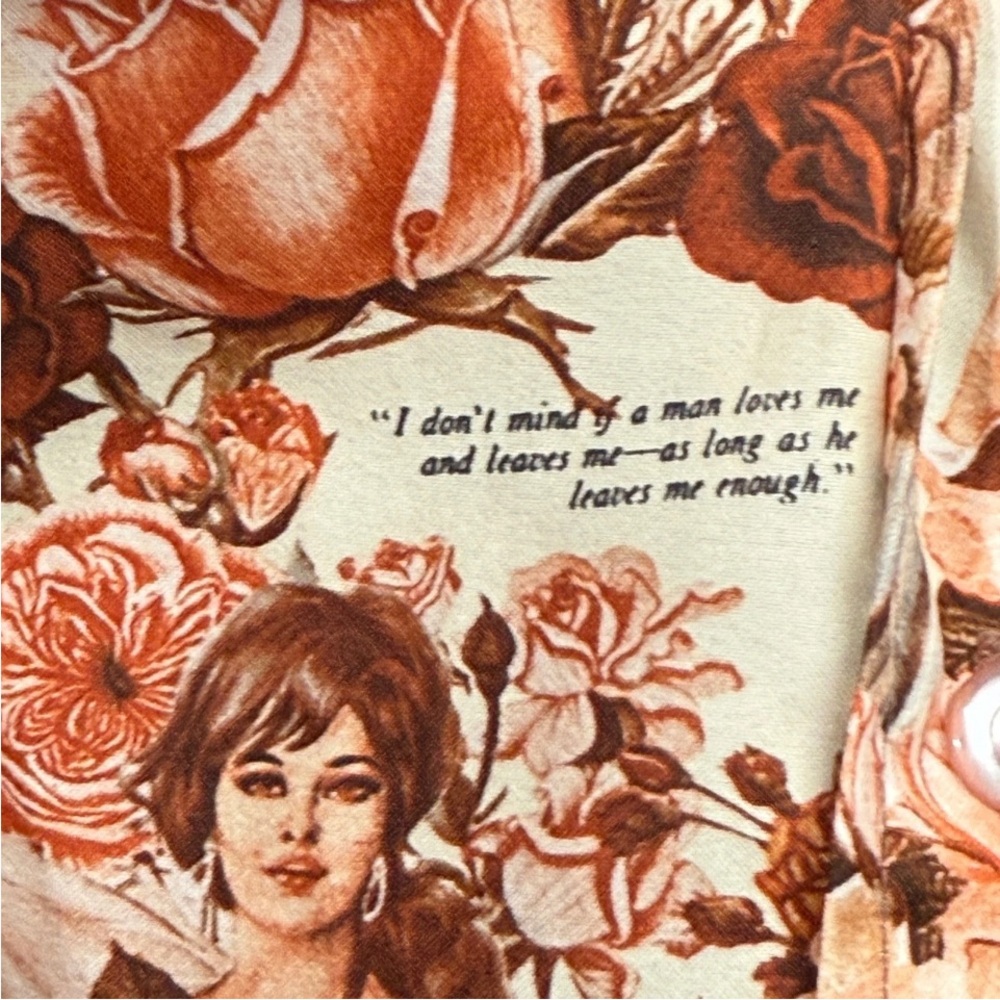 Vintage Kennington Playboy Floral Pin-Up Shirt – 1970s Rare Unisex option - Picture 3 of 7